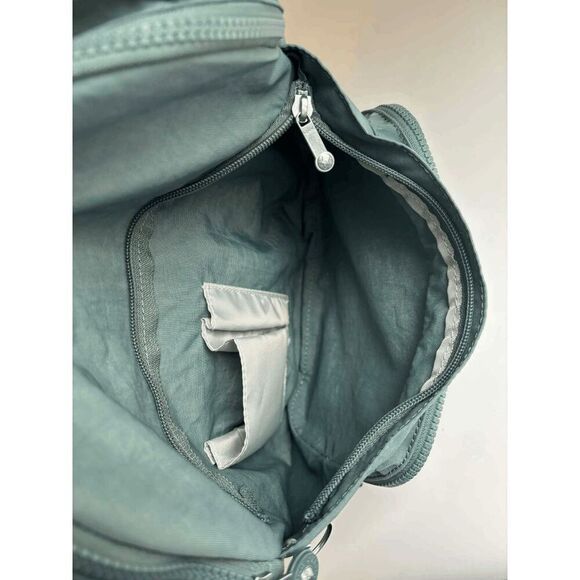 Kipling Queenie Light Aloe Green Backpack without Keychain